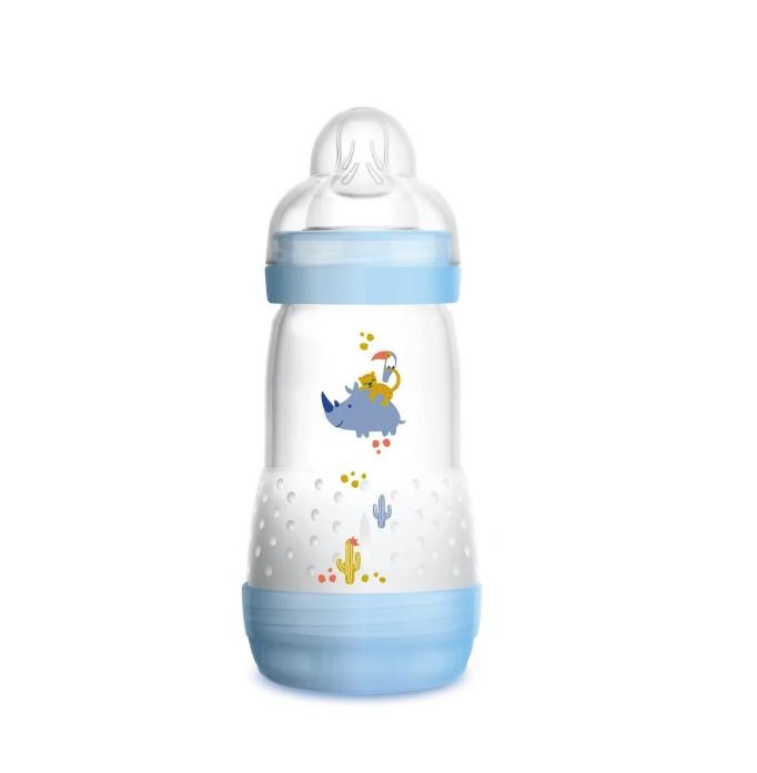 MAM Easy Active Baby Bottle biberon 330ml 4+ mois grey à petit